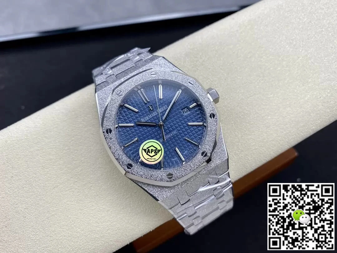 Audemars Piguet Royal Oak 15410BC.GG.1224BC.01 APS Factory 1:1 Best Edition Replica Watch Blue Dial